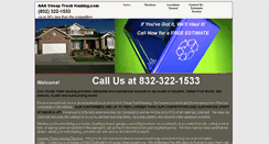 Desktop Screenshot of aaacheaptrashhauling.com